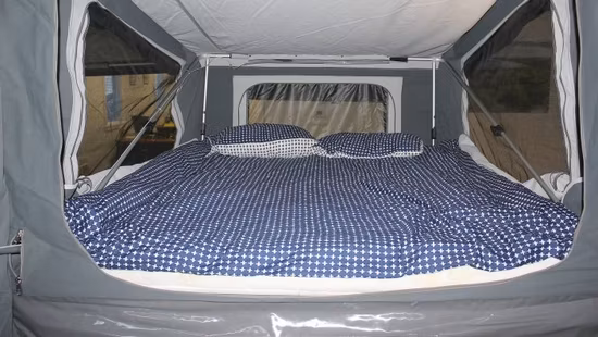 Ecocampor Bester Mini-Offroad-Campinganhänger mit Heckklappe zum Verkauf für 2 Personen